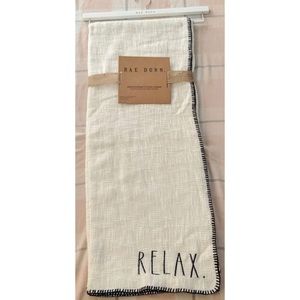 Rae Dunn  RELAX Cozy Throw Blanket